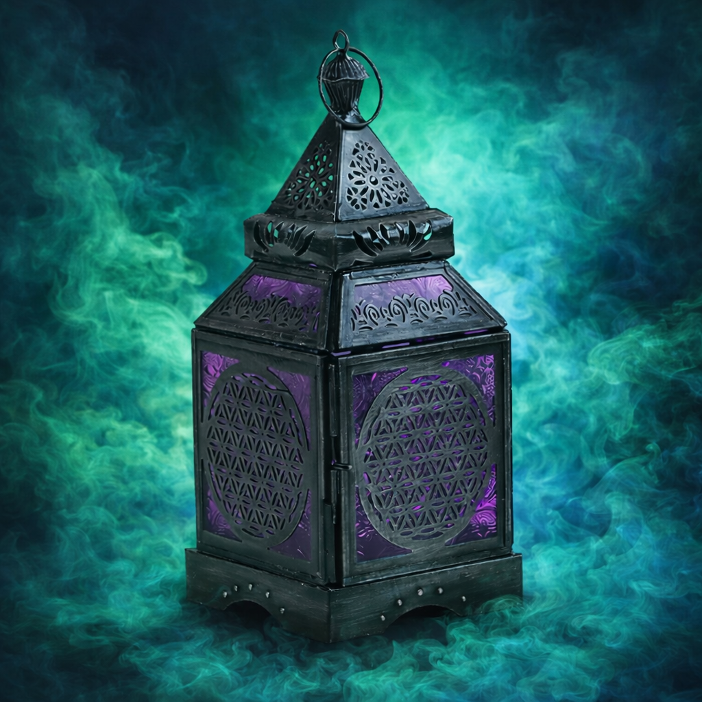 Küünlalatern Elulillega.